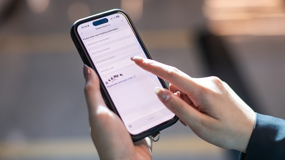 Scan boarding pass/passport