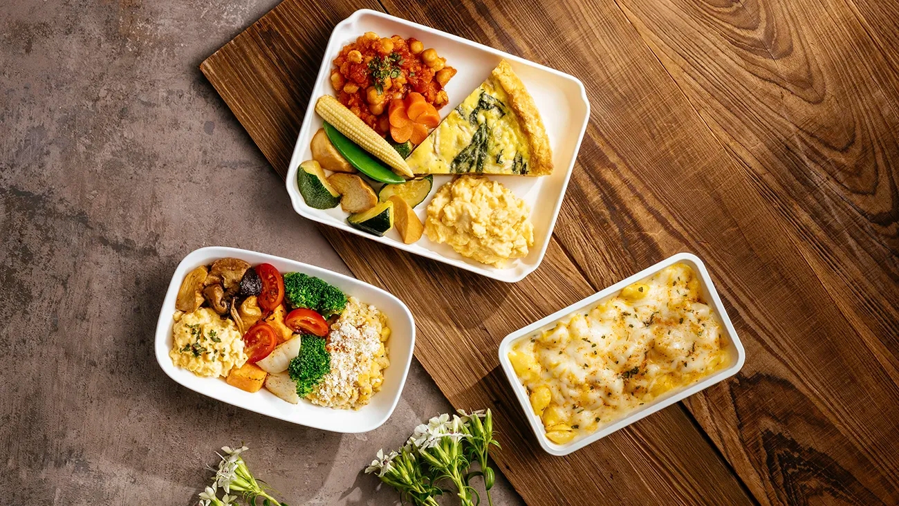 華航 X 小小樹食 空中獨享創意蔬食料理
