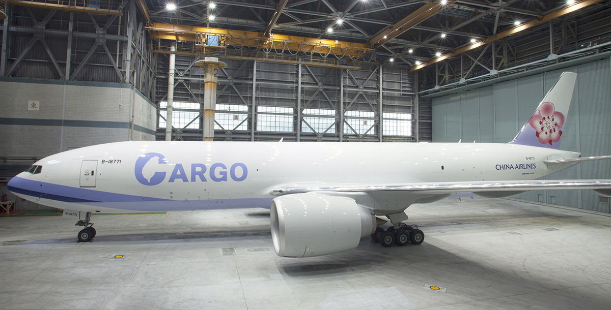 China Airlines Readies First 777f For New Era In Cargo Services China Airlines