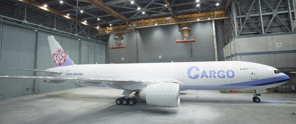 China Airlines Readies First 777f For New Era In Cargo Services China Airlines